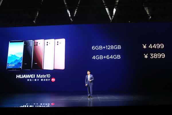 Huawei launches Mate 10 series