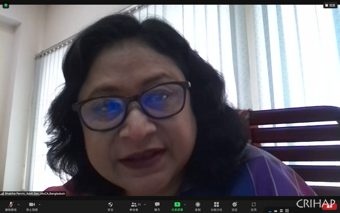 孟加拉國(guó)“非物質(zhì)文化遺產(chǎn)與可持續(xù)發(fā)展培訓(xùn)班”在線舉辦