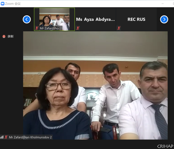 第四期中亞師資培訓班在線舉辦