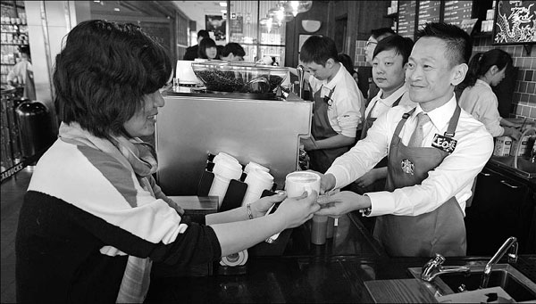 Starbucks upbeat about China