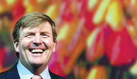 Netherlands throws party for incoming king