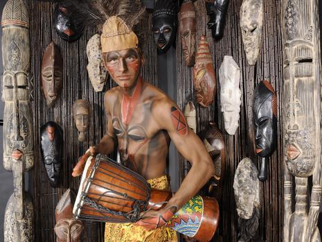 德國隊(duì)曝光“非洲寫真”