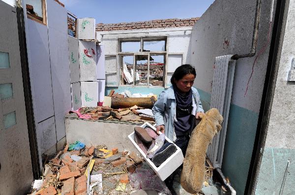 黑龍江綏化龍卷風(fēng)造成7死98傷