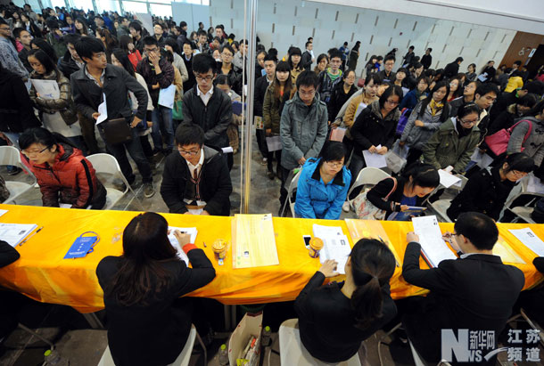 江蘇:公益供需洽談會(huì)向畢業(yè)生提供6萬(wàn)崗位
