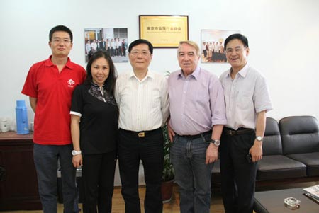 亞洲自行車(chē)展顧問(wèn)耶格先生拜訪南京市會(huì)展業(yè)協(xié)會(huì)
