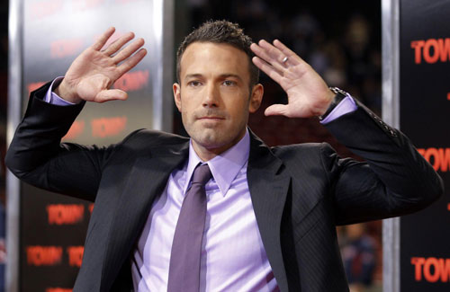 Premiere of movie 'The Town' at Fenway Park in Boston