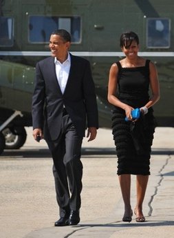奧巴馬夫婦拍拖看百老匯舞臺劇