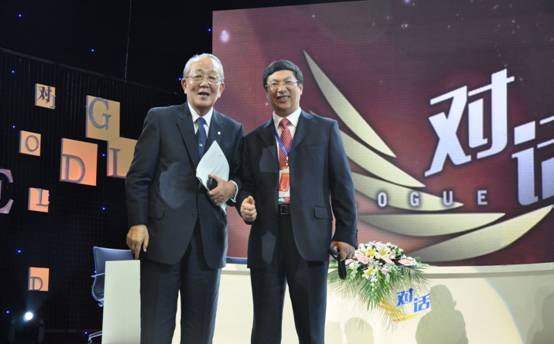 范天銘出席央視《對話》與稻盛和夫話經(jīng)營