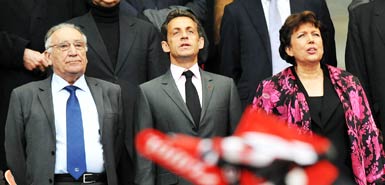 薩科齊“被迫”前去觀戰(zhàn)法國杯 現(xiàn)場遭遇觀眾噓聲