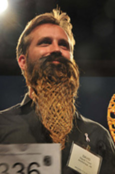 圖文：各國“美髯公”亮相世界胡須錦標(biāo)賽