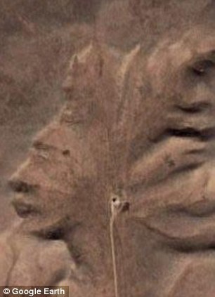 驚人的巧合？盤點谷歌地球中的“臉譜”景觀