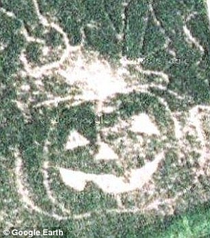 驚人的巧合？盤點谷歌地球中的“臉譜”景觀