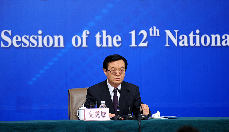 商務(wù)部部長(zhǎng)高虎城回答記者提問(wèn)