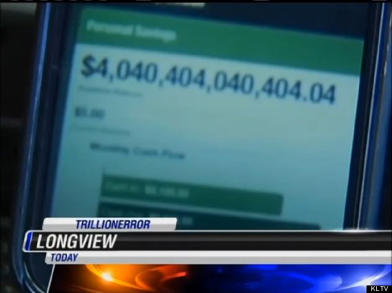 銀行系統(tǒng)出錯(cuò) 美國(guó)男子賬戶多出4萬(wàn)億美元