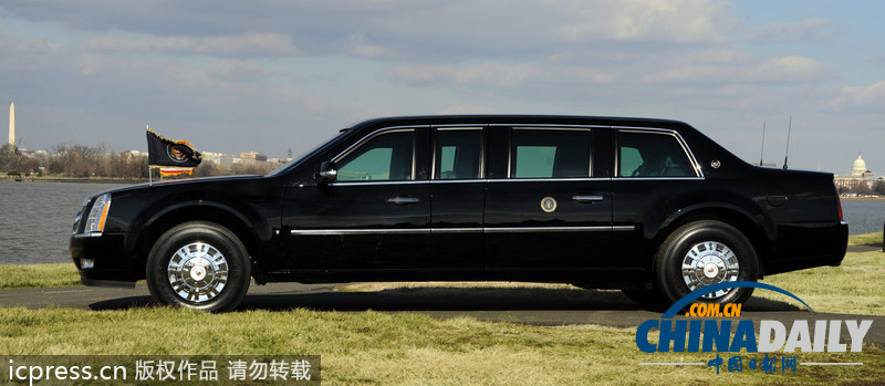 奧巴馬豪華座駕“野獸”細節(jié)曝光 具備超級防彈能力