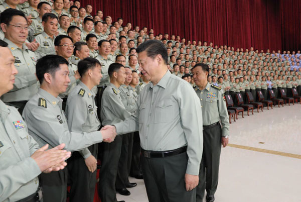 體現(xiàn)習近平治軍理念的20句話