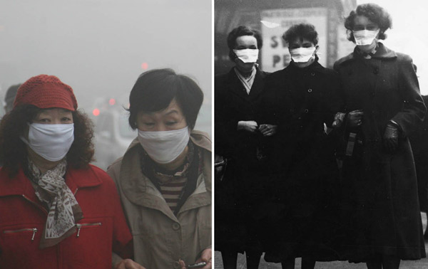 霧霾來襲：彼時(shí)的倫敦，今日之中國（多圖）