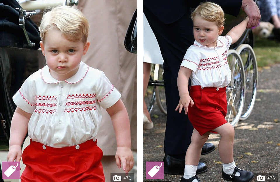 英國(guó)小公主受洗 小王子搶鏡