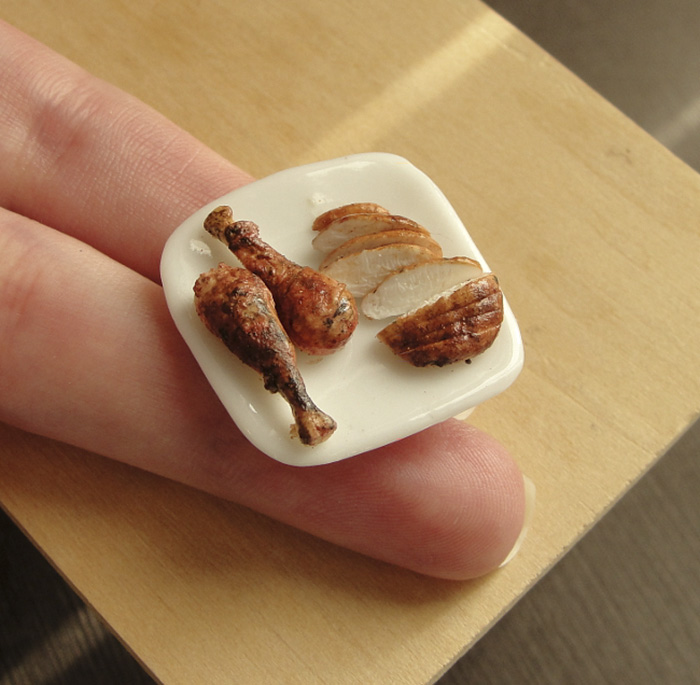 睜大你的眼：這些“美食”竟是微雕！