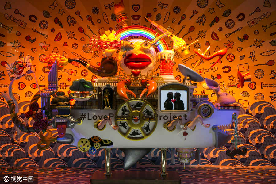 圣誕季從這里開始！最美圣誕節(jié)展示櫥窗欣賞（組圖）