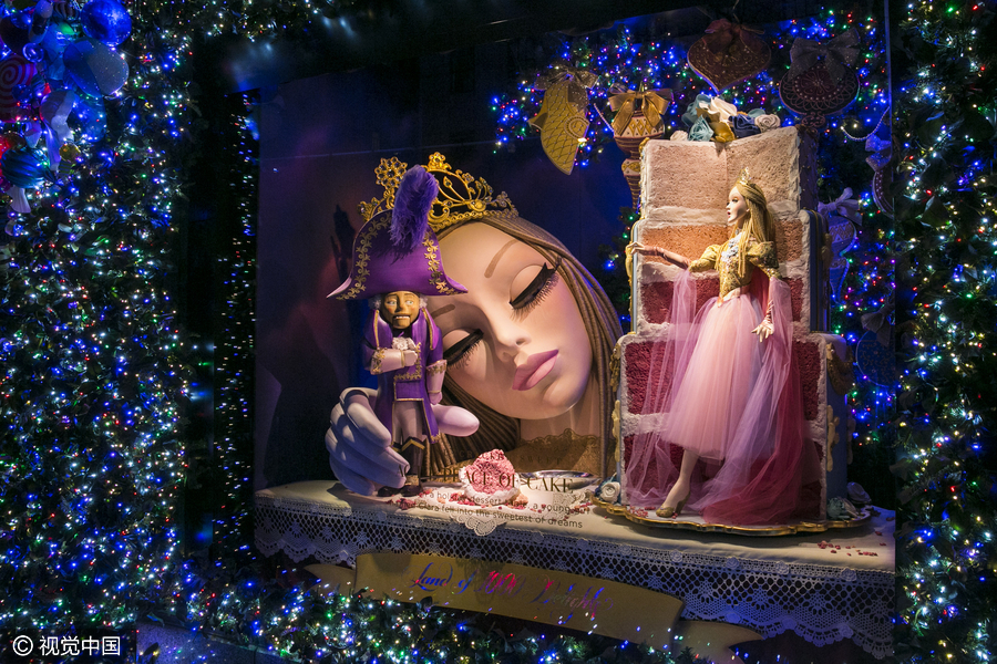 圣誕季從這里開始！最美圣誕節(jié)展示櫥窗欣賞（組圖）