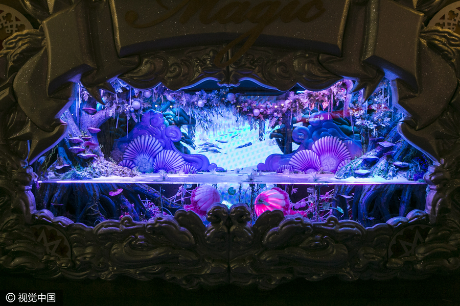 圣誕季從這里開始！最美圣誕節(jié)展示櫥窗欣賞（組圖）