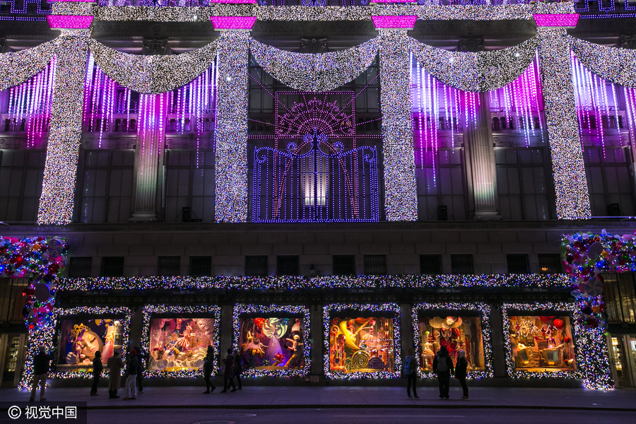 圣誕季從這里開始！最美圣誕節(jié)展示櫥窗欣賞（組圖）