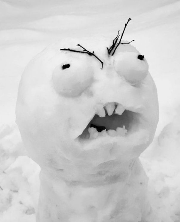 雪人創(chuàng)意大PK：你最喜歡哪個(gè)？（組圖）