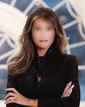 梅蘭妮·特朗普白宮肖像照惹爭議 誰是最美美國第一夫人？