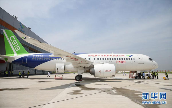 國產(chǎn)客機(jī)C919將迎首飛