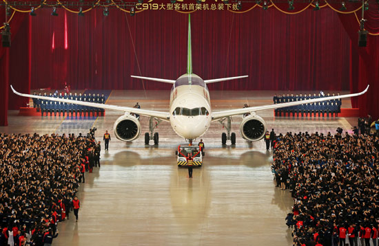 國產(chǎn)客機(jī)C919將迎首飛