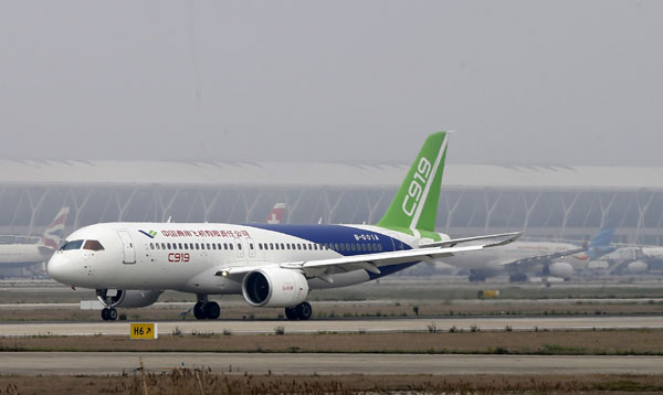 國產(chǎn)客機(jī)C919將迎首飛