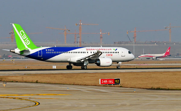 國產(chǎn)客機(jī)C919將迎首飛