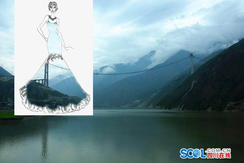 把高速公路做成衣服穿上身 美不美？（組圖）