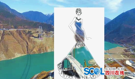 把高速公路做成衣服穿上身 美不美？（組圖）