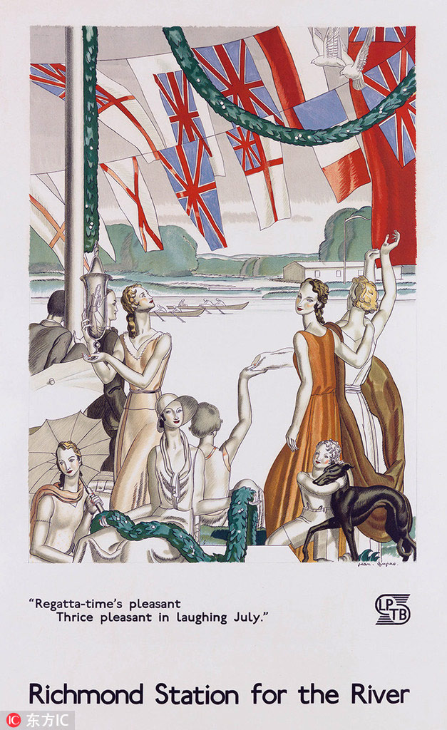 英國珍貴舊海報(bào)重現(xiàn)“日不落帝國”的黃金時(shí)代（組圖）
