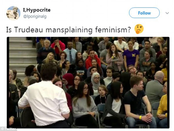 到底用mankind還是peoplekind？ 加拿大總理也開始“咬文嚼字”