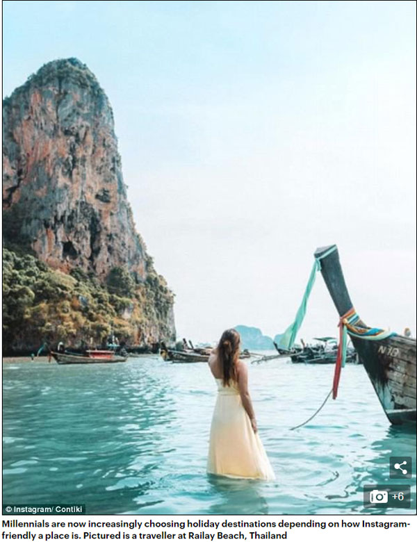 無拍照不假期！千禧一代熱衷“朋友圈旅游”