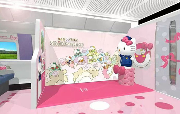 少女心爆棚！日本Hello Kitty主題新干線粉嫩出發(fā)