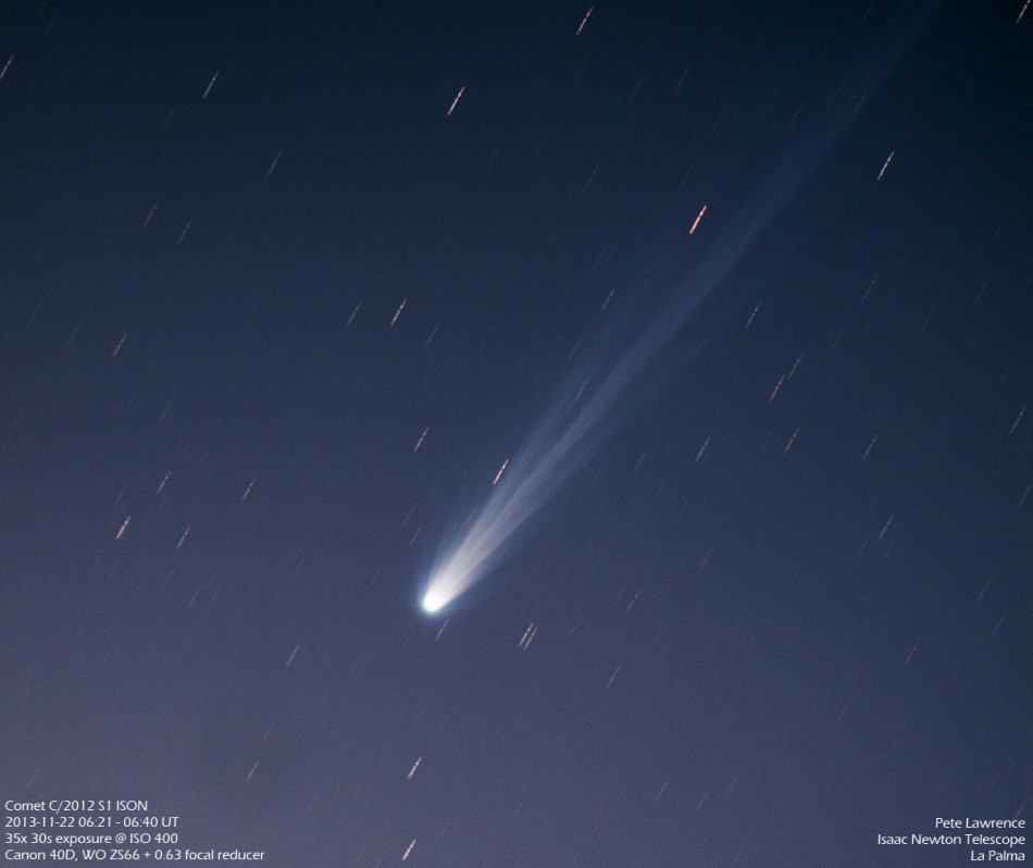 ISON世紀(jì)彗星月底撞日：或揭太陽(yáng)系形成之謎