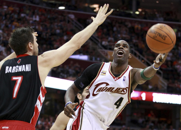 NBA：波什被擊傷 猛龍101:113不敵騎士