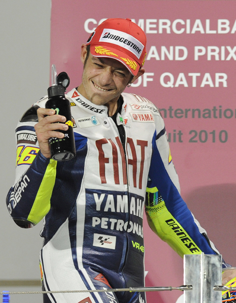 世界摩托車錦標(biāo)賽卡塔爾站:MOTOGP羅西奪冠