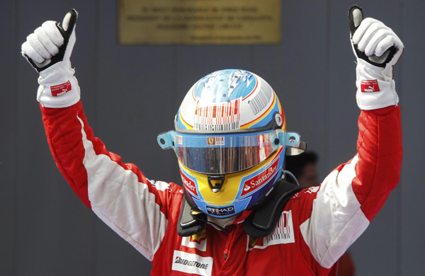 F1西班牙站：韋伯奪冠 阿隆索亞軍