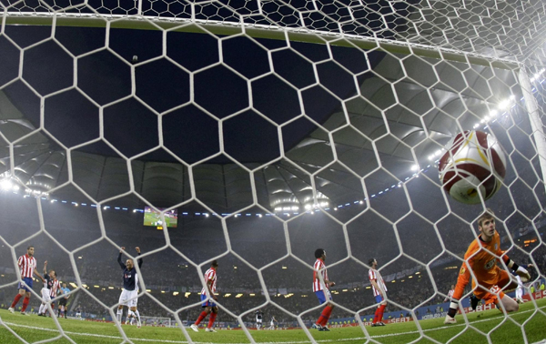 歐聯(lián)杯：弗蘭加時(shí)絕殺富勒姆 馬競(jìng)2:1奪冠