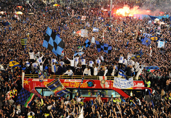 意甲：米利托絕殺 國(guó)際米蘭五連冠