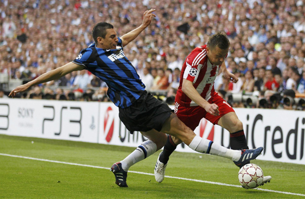 歐冠：米利托梅開二度 國米2:0擒拜仁奪三冠王