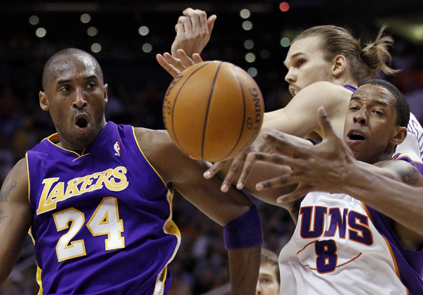 NBA：替補發(fā)威貢獻54分 太陽勝湖人扳成2:2