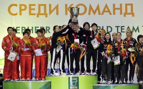 世乒賽:中國(guó)女乒夢(mèng)碎莫斯科 男乒勇奪五連冠