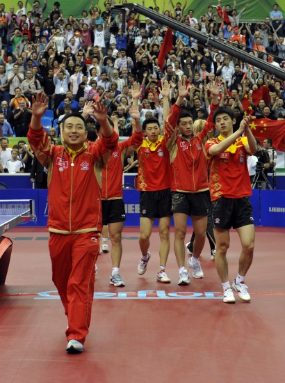 世乒賽:中國(guó)女乒夢(mèng)碎莫斯科 男乒勇奪五連冠