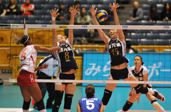 女排世錦賽：中國(guó)3:0完勝秘魯 小分劣勢(shì)無(wú)緣八強(qiáng)